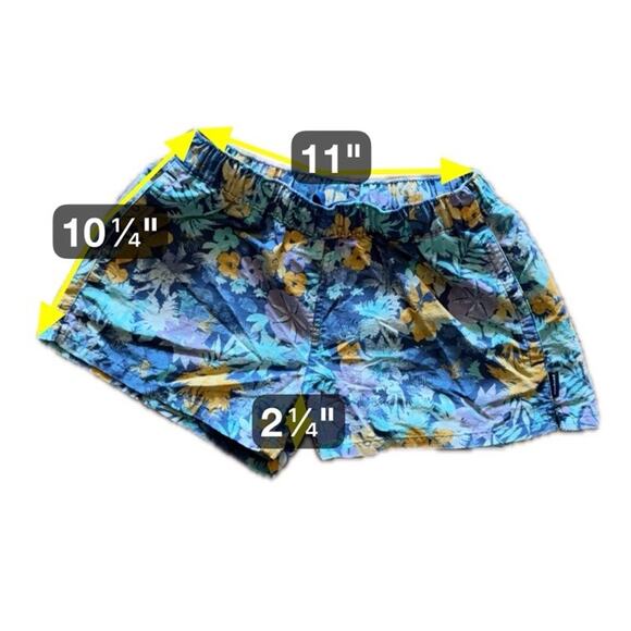 Patagonia Womens Barely Baggies Pull-On Shorts Small Floral Hawaiian 2" 57041 - Picture 7 of 7